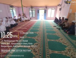 Polisi Masuk Pesantren, Kapolsek Banjarmasin Utara Ingatkan Santri Bahaya Bullying hingga Radikalisme