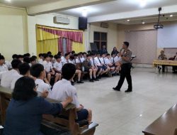 Kapolsek Banjarmasin Tengah Ingatkan Pelajar Terkait Kenakalan Remaja dan Bahaya Narkoba