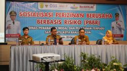 Kegiatan Sosialisasi Perizinan Berusaha Berbasis Risiko oleh DPMPTSP untuk 100 lebih pelaku usaha di Kota Banjarmasin