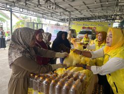 Pasar Murah Golkar Banjarmasin, 500 Paket Sembako Dijual Dengan Harga Miring