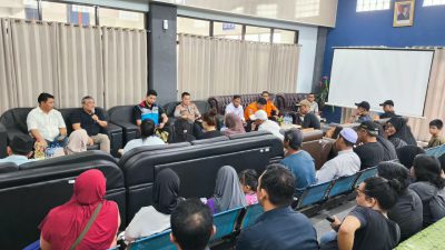 Pihak PT Virgo Karya Shipping beraudiensi dengan pihak keluarga korban, menyampaikan progres Salvage dan evakuasi jenazah.