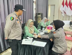 Peringati Hari Jadi Humas Polri ke-75, Polres Tabalong Gelar Donor Darah