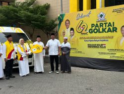 Hasnuryadi dan Bambang Heri Purnama Serahkan Mobil Operasional untuk DPD Golkar Kalsel dan Bantuan untuk Relawan Damkar