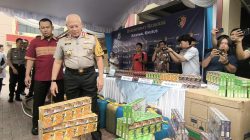 Polda Kalsel Sita 1 Juta Lebih Batang Rokok Ilegal Asal Jatim, Dua Orang Ditetapkan Tersangka