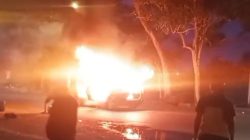 Mobil Terbakar di Banjarmasin, Dua Orang Terluka Diantaranya Bocah 3 Tahun